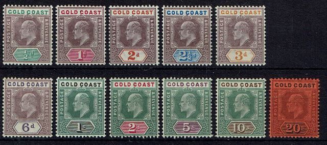 Image of Gold Coast/Ghana SG 38/48 LMM British Commonwealth Stamp